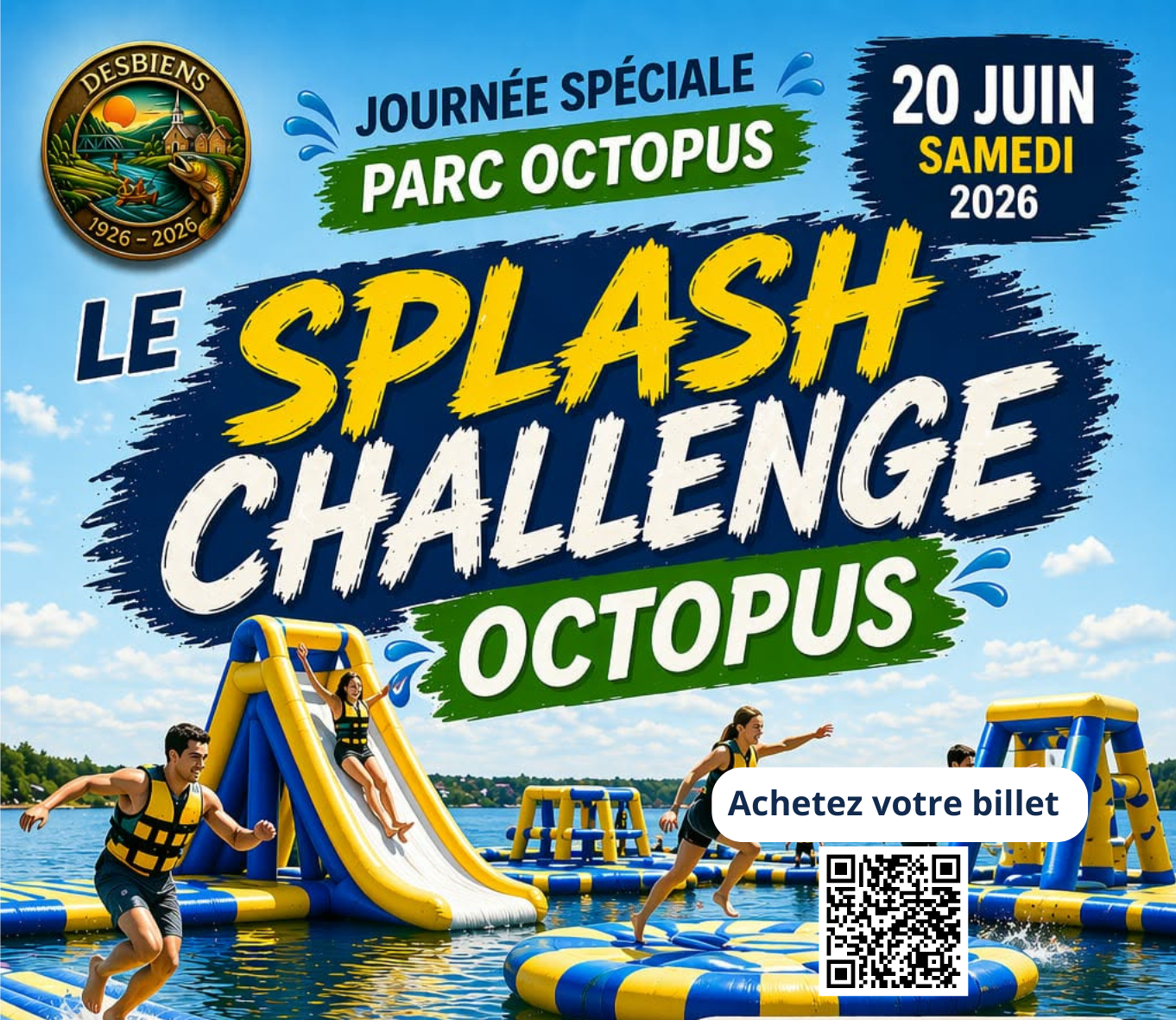 Parc Octopus - Splash challenge 20 juin