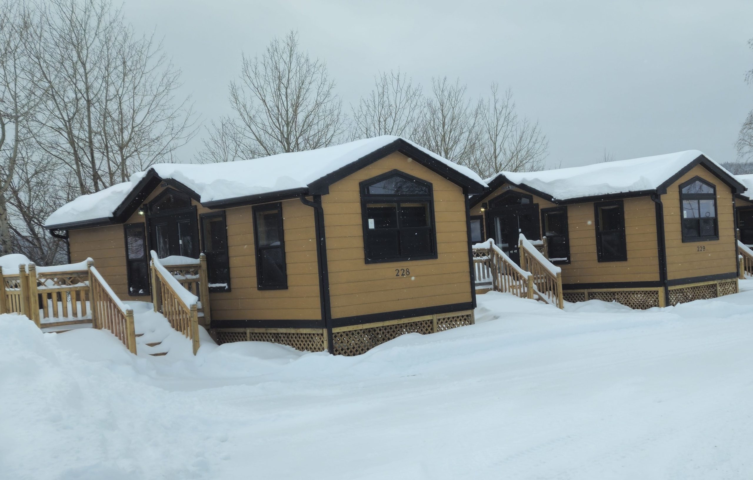 chalet hiver